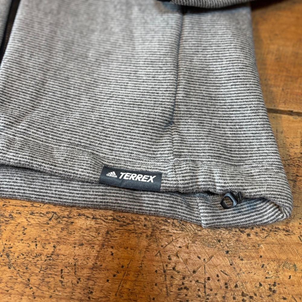 Adidas Terrex Womens Climawarm Gray Full Zip Sweatshirt Athletic Jacket Size M - Picture 2 of 7